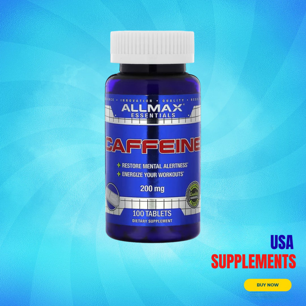 USA Supplements | ALLMAX, Essentials, Caffeine ( Restore Mental Alertness )