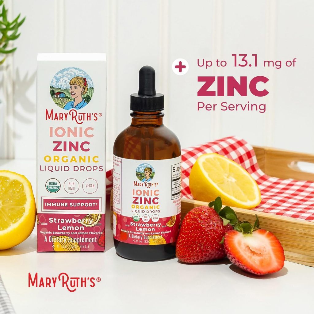 USA Supplements | MaryRuth's, Organic Ionic Zinc Liquid Drops ( Immune Support )