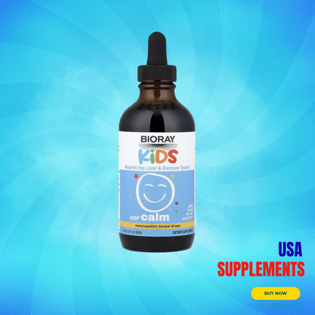 USA Supplements | Bioray, Kids, 4 fl oz, 118 ml ( Supports Digestive Comfort and Regularity )