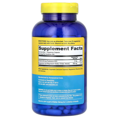 USA Supplements | Nature's Life, Renewing Magnesium, 250 Capsules ( Muscles & Nerves )