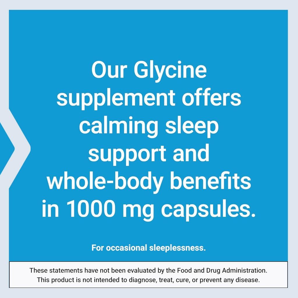 USA Supplements | Life Extension, Glycine ( Amino Acid for Healthy Sleep )