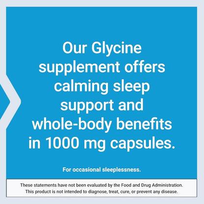 USA Supplements | Life Extension, Glycine ( Amino Acid for Healthy Sleep )