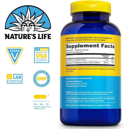 USA Supplements | Nature's Life, Renewing Magnesium, 250 Capsules ( Muscles & Nerves )