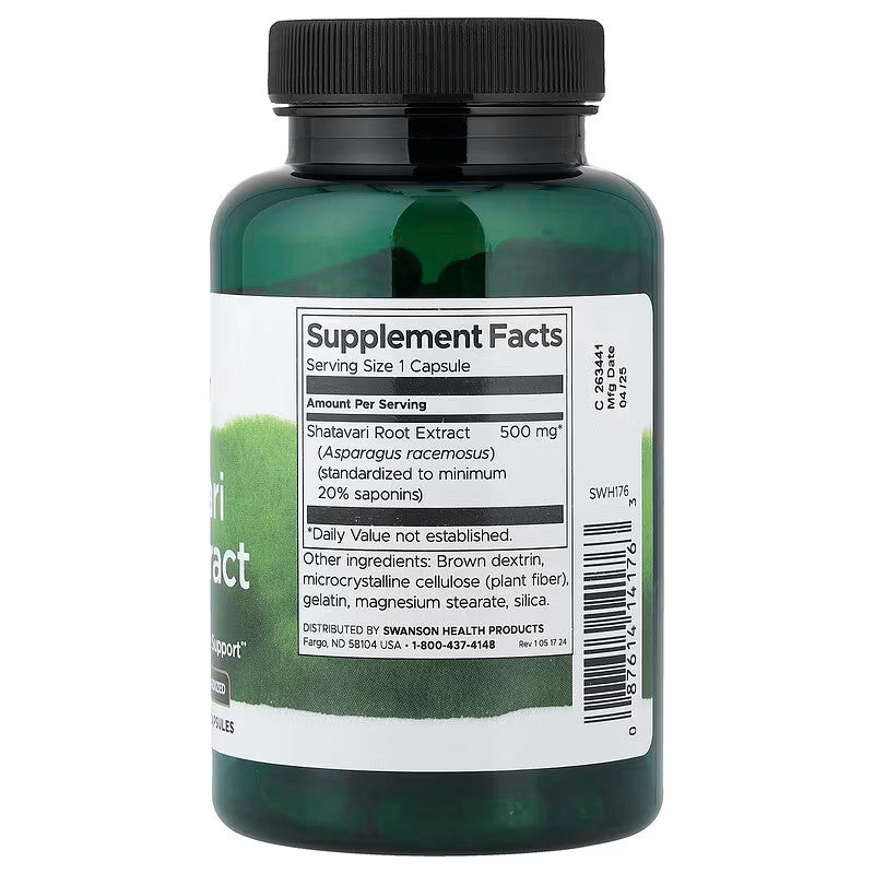 USA Supplements | Swanson, Shatavari Root Extract ( Menopause and Hormone Support )