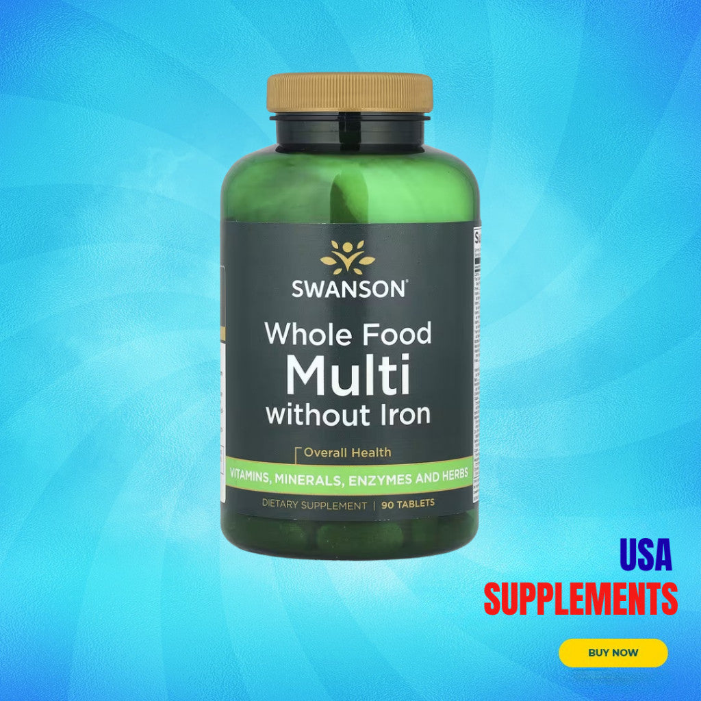 USA Supplements | Swanson, Whole Food Multi Without Iron ( Overall Health )