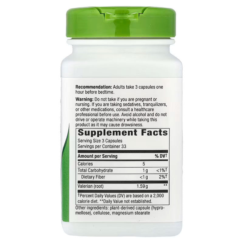 USA Supplements | Nature's Way, Valerian Root, 100 Vegan Capsules ( Supports Restful Sleep )