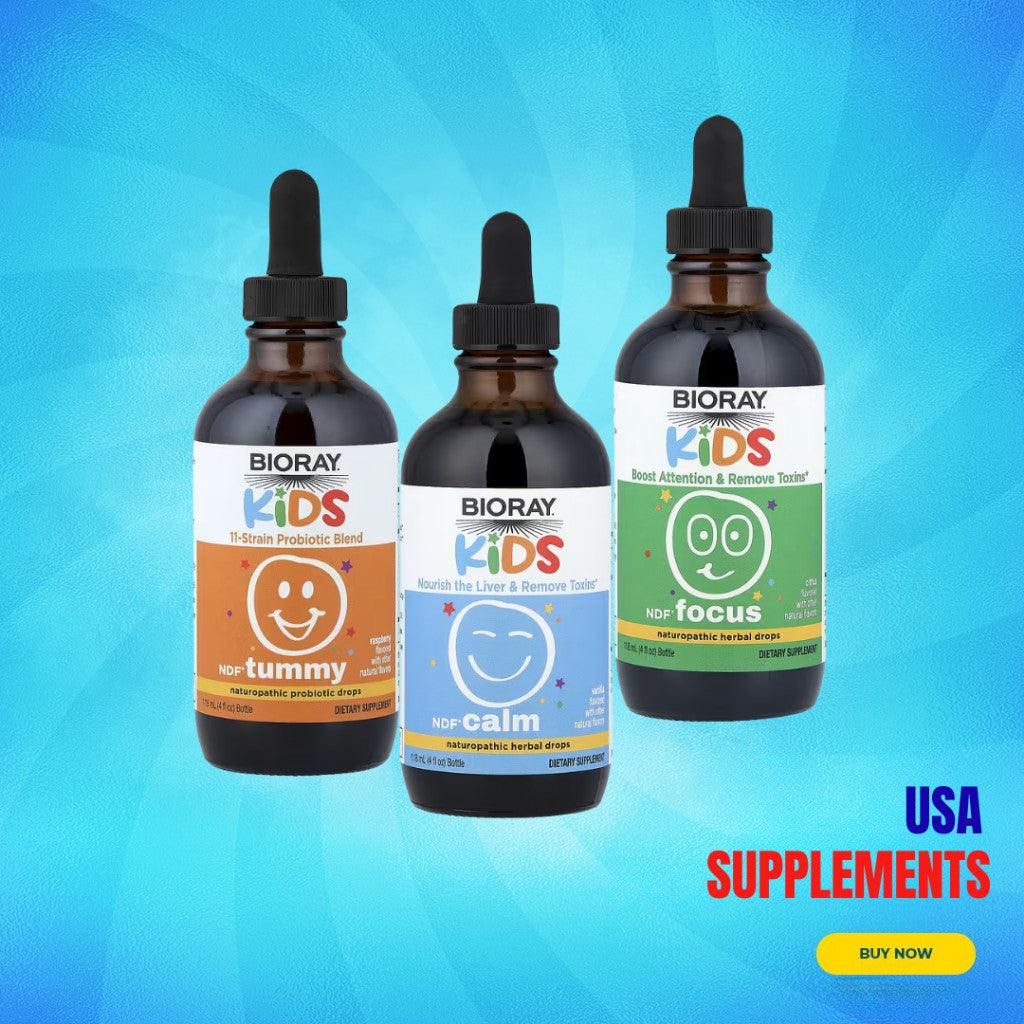 USA Supplements | Bioray, Kids, 4 fl oz, 118 ml ( Supports Digestive Comfort and Regularity )