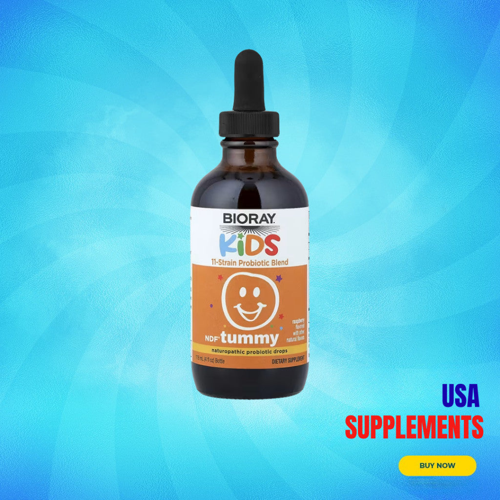 USA Supplements | Bioray, Kids, 4 fl oz, 118 ml ( Supports Digestive Comfort and Regularity )