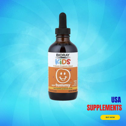 USA Supplements | Bioray, Kids, 4 fl oz, 118 ml ( Supports Digestive Comfort and Regularity )