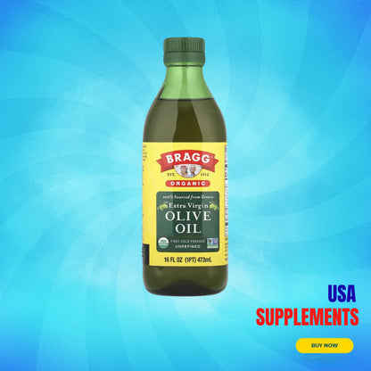 USA Supplements | Bragg, Organic Extra Virgin Olive Oil, 16 fl oz