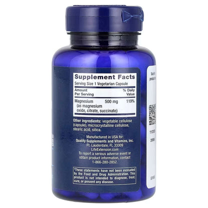 USA Supplements | Life Extension, Magnesium Caps ( Cardiovascular Health )