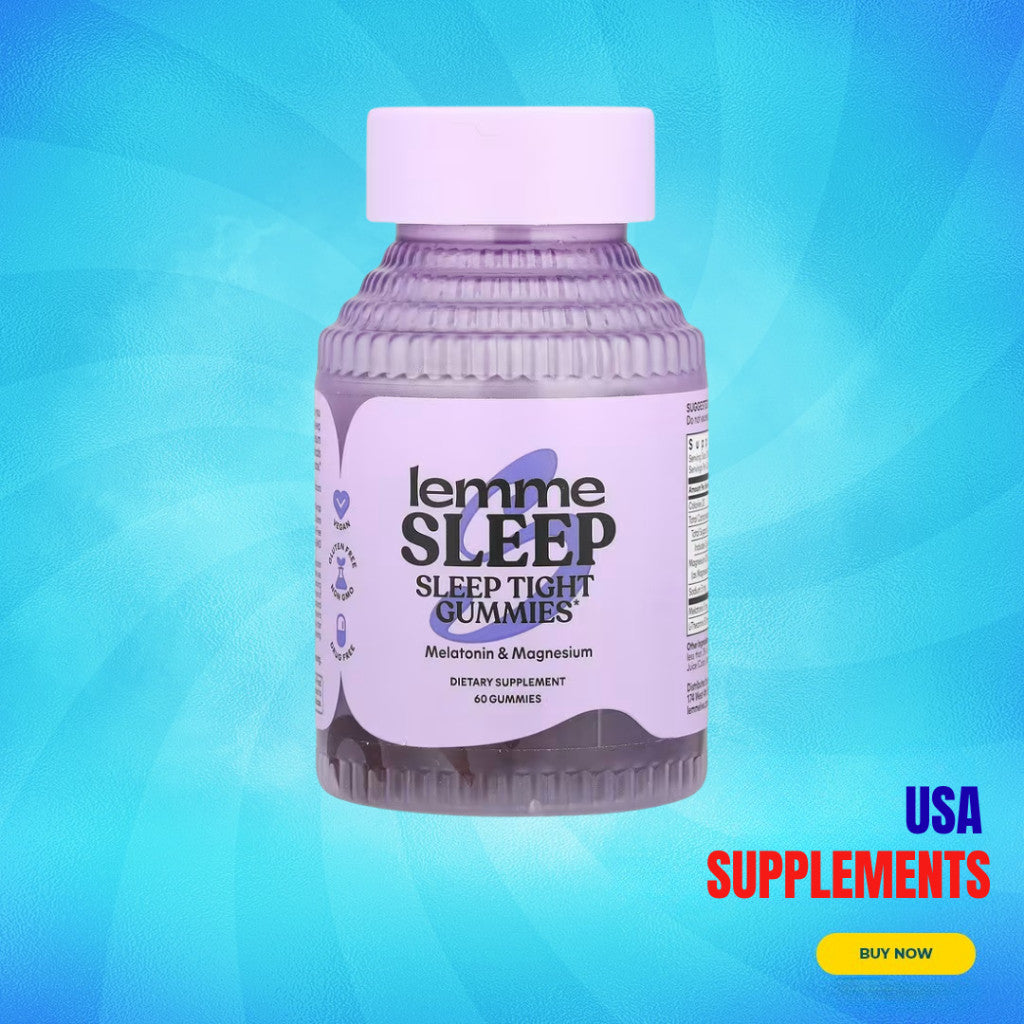 USA Supplements | Lemme, Sleep Tight Gummies ( Supports Falling Asleep )
