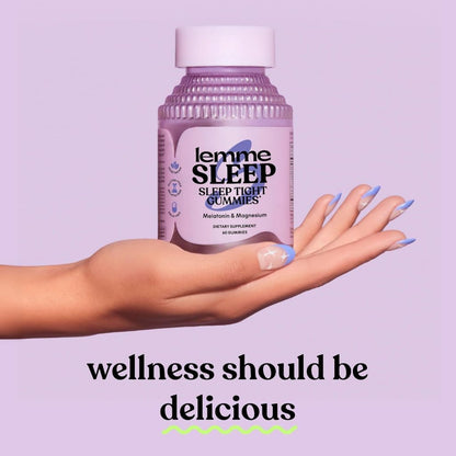 USA Supplements | Lemme, Sleep Tight Gummies ( Supports Falling Asleep )