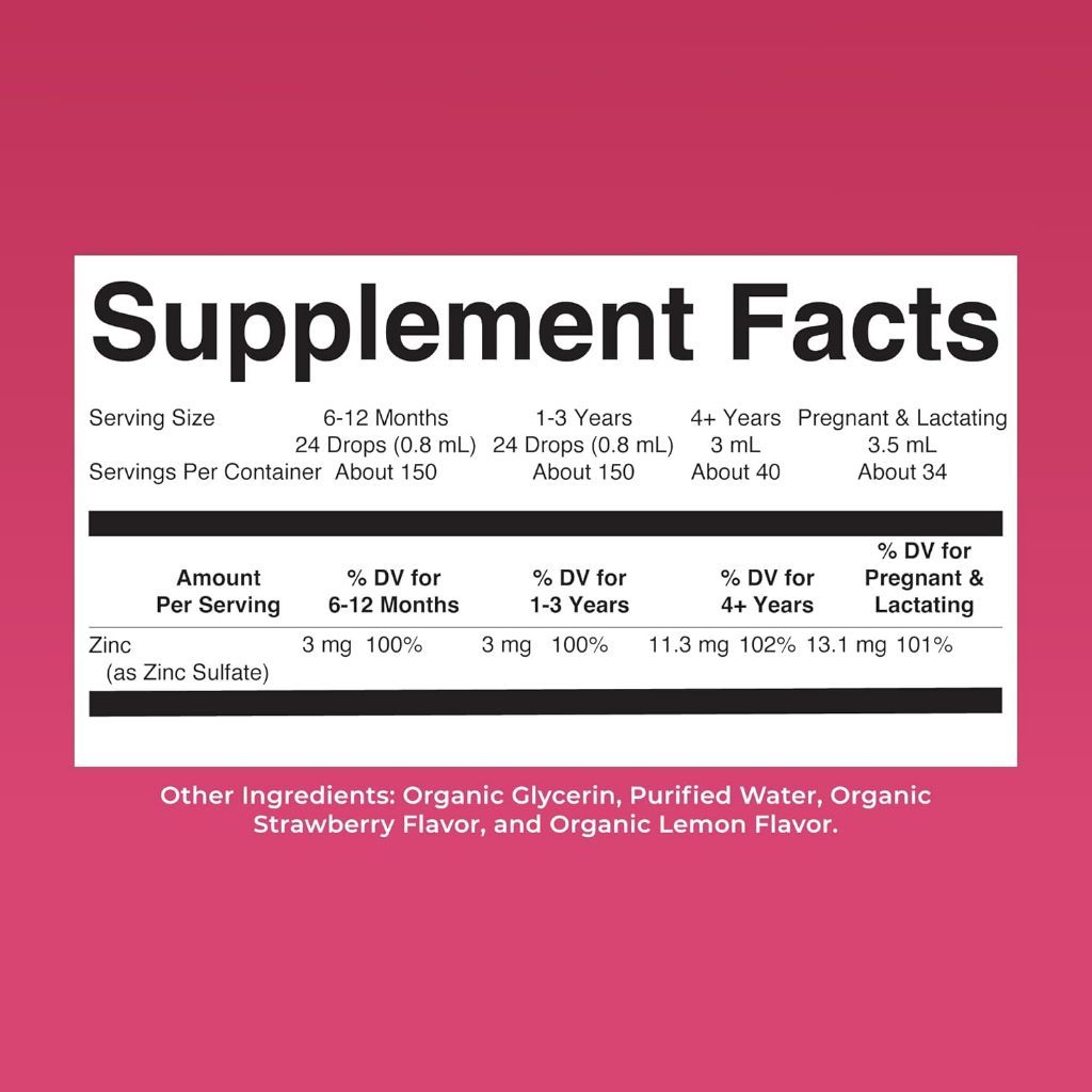 USA Supplements | MaryRuth's, Organic Ionic Zinc Liquid Drops ( Immune Support )