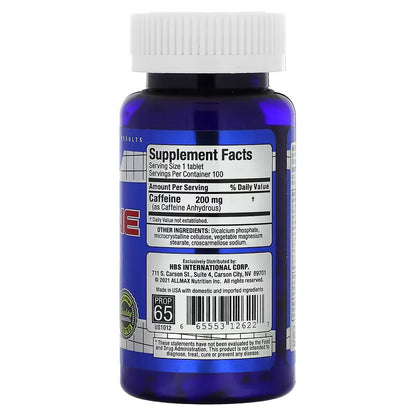 USA Supplements | ALLMAX, Essentials, Caffeine ( Restore Mental Alertness )
