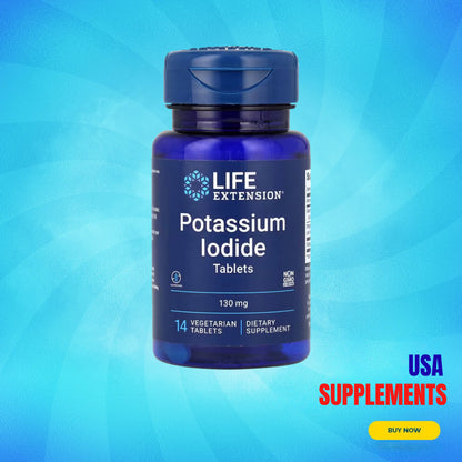 USA Supplements | Life Extension, Potassium Iodide ( Thyroid Protection During Radiation Exposure )
