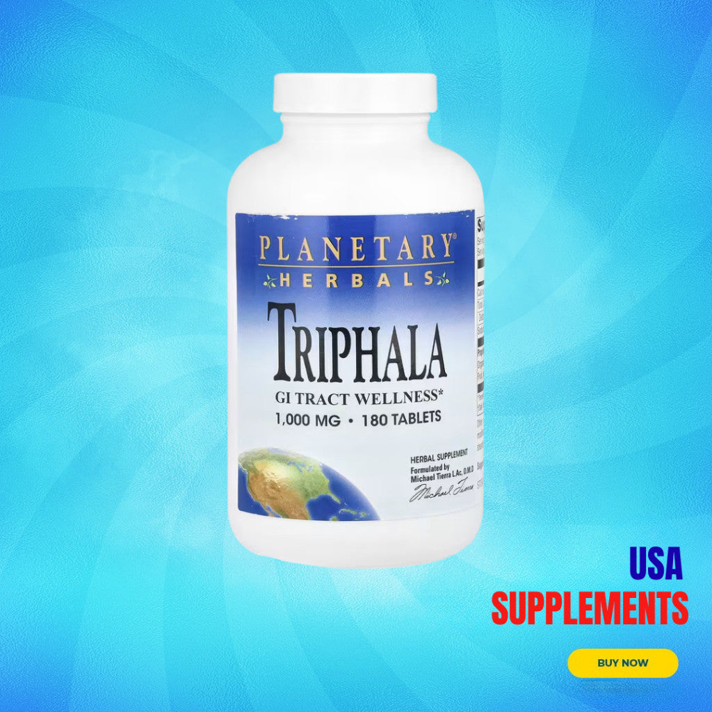 USA Supplements | Planetary Herbals, Triphala, 180 Tablets ( GI Tract Wellness )