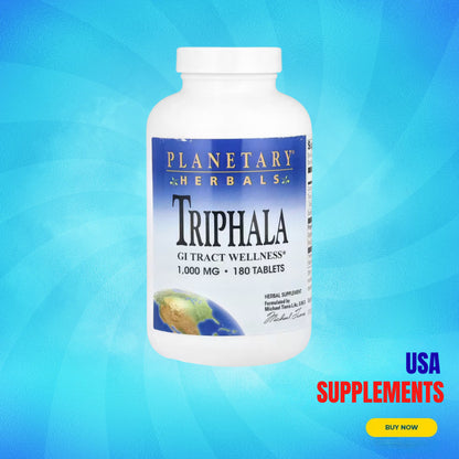 USA Supplements | Planetary Herbals, Triphala, 180 Tablets ( GI Tract Wellness )