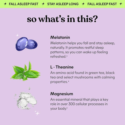 USA Supplements | Lemme, Sleep Tight Gummies ( Supports Falling Asleep )
