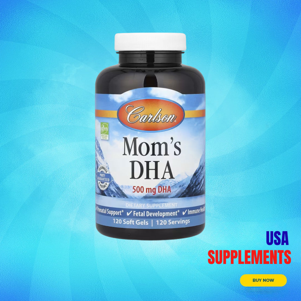USA Supplements | Carlson, Mother's DHA, 500 mg, 120 Soft Gels ( Women's Health )