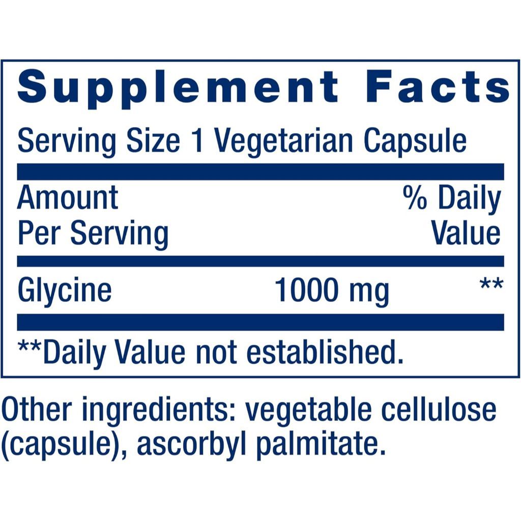 USA Supplements | Life Extension, Glycine ( Amino Acid for Healthy Sleep )