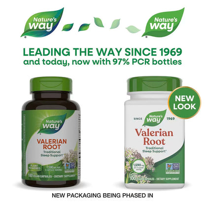USA Supplements | Nature's Way, Valerian Root, 100 Vegan Capsules ( Supports Restful Sleep )