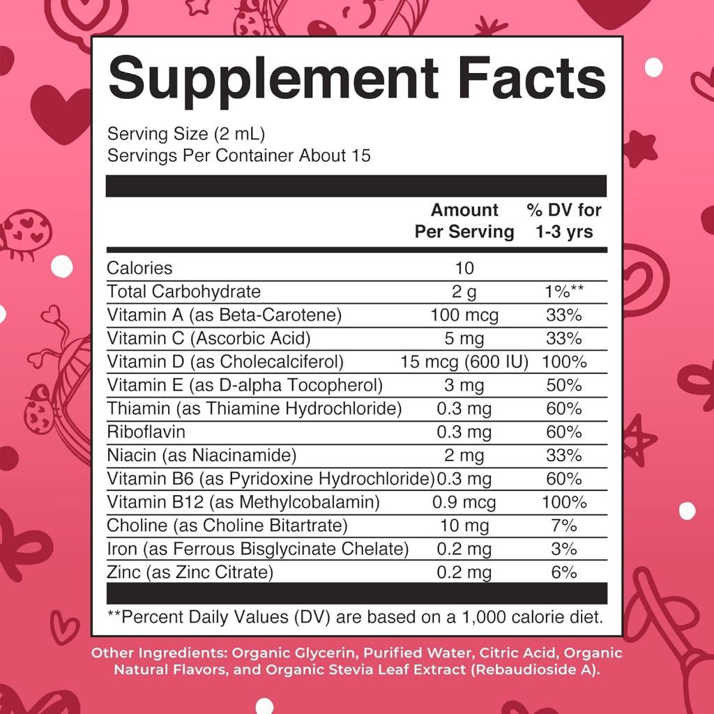 USA Supplements | MaryRuth's, Cocomelon, Toddler Multivitamin ( Supports Immune )