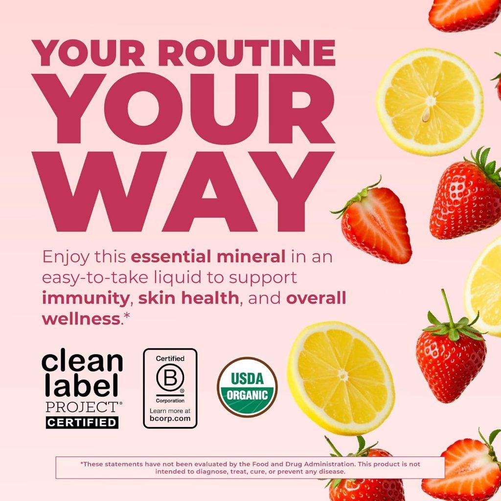USA Supplements | MaryRuth's, Organic Ionic Zinc Liquid Drops ( Immune Support )