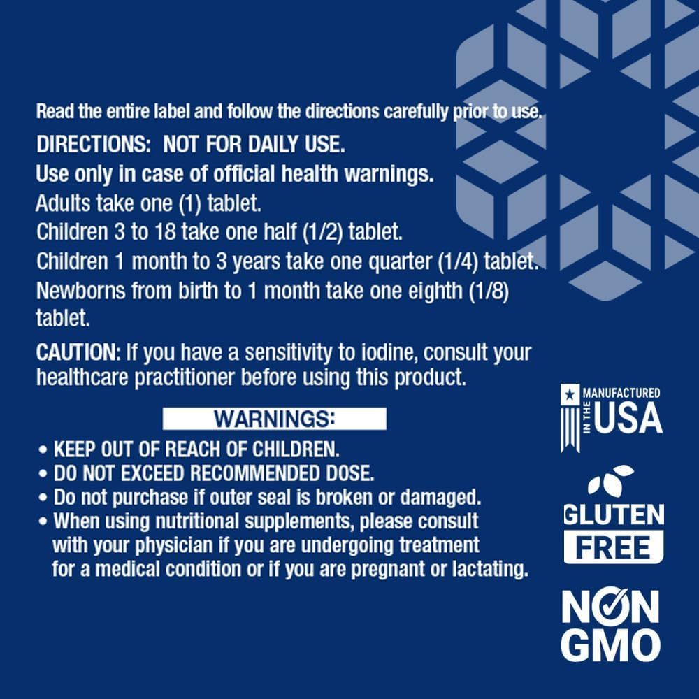 USA Supplements | Life Extension, Potassium Iodide ( Thyroid Protection During Radiation Exposure )