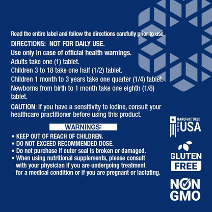 USA Supplements | Life Extension, Potassium Iodide ( Thyroid Protection During Radiation Exposure )