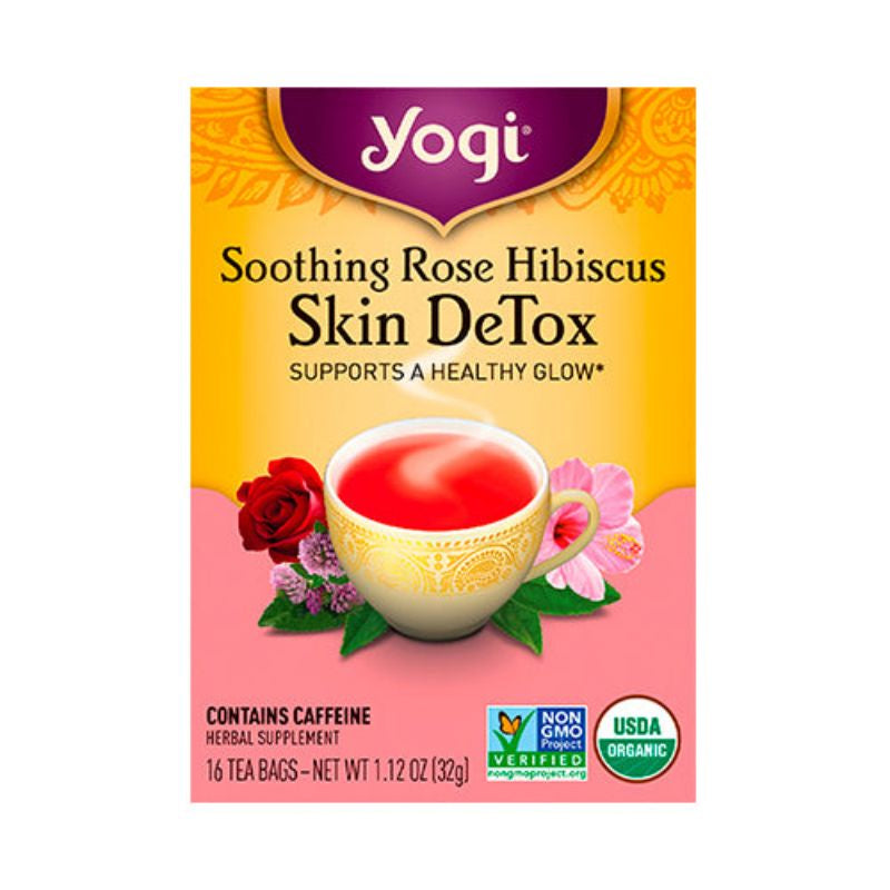 LowCostPH | Yogi Tea, Detox, Calm, Relax, Stress, Skin, Caffeine Free, 16 Tea Bags, 1.02 oz (29 g)
