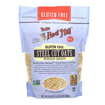 LowCostPH | Bob's Red Mill, Quick Cooking Rolled Oats, Whole Grain, Gluten Free, Steel Cut,