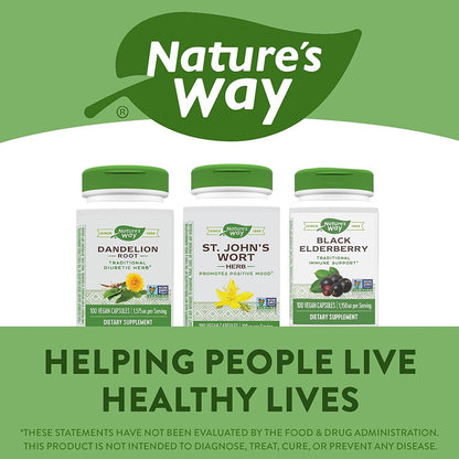 LowCostPh | Nature's Way, St. John's Wort Herb, 700 mg, 100| 180 Vegan Capsules (350 mg per Capsule)