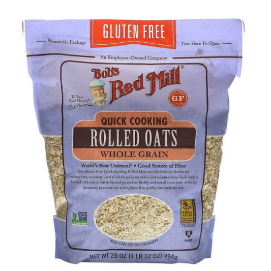 LowCostPH | Bob's Red Mill, Quick Cooking Rolled Oats, Whole Grain, Gluten Free, Steel Cut,