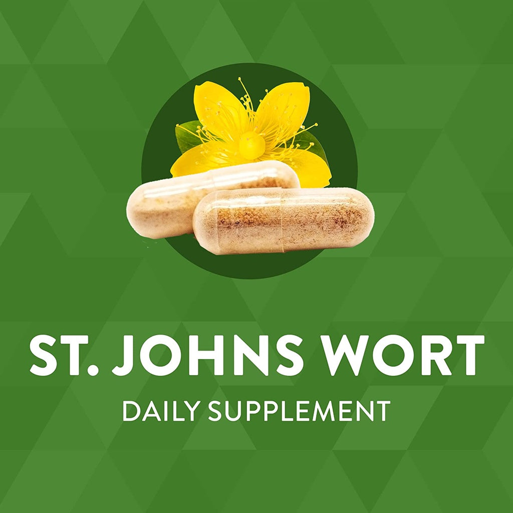 LowCostPh | Nature's Way, St. John's Wort Herb, 700 mg, 100| 180 Vegan Capsules (350 mg per Capsule)