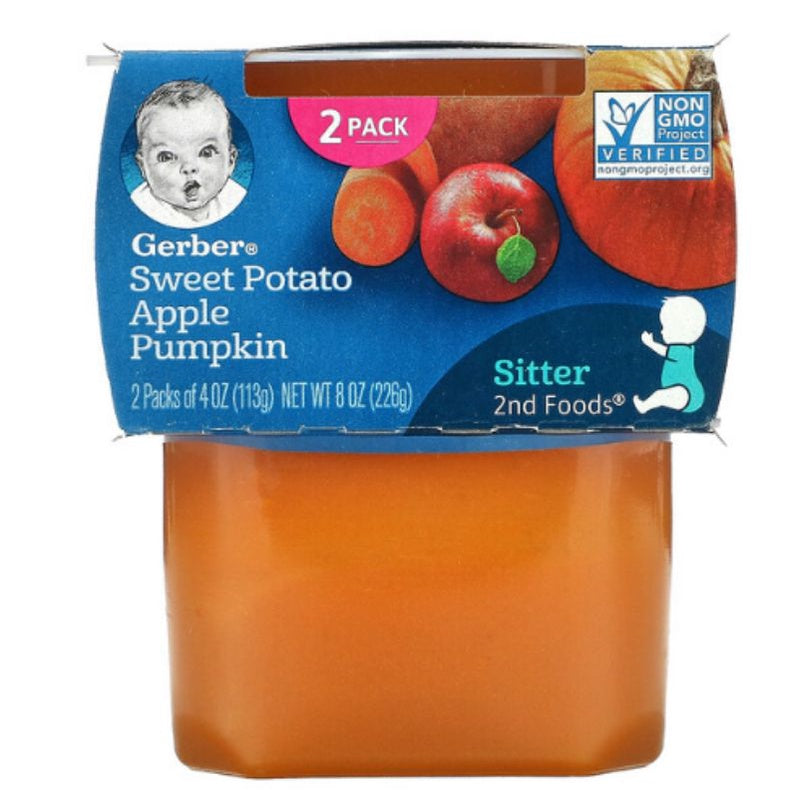 Low Cost PH | Gerbers, All flavor 1st & 2nd Foods, 2 Pack Puree Food For Baby, Apple, Prunes, Pear