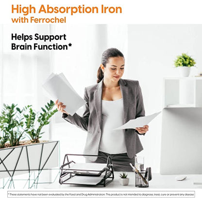 LowCostPH | Doctors Best High Absorption Iron with Ferrochel Nature's Bounty, Gentle Iron, 28 mg,