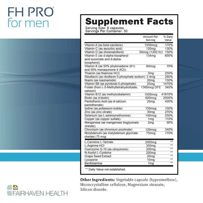 LowCostPh | Authentic FH Pro for Men & Women 180 Capsules, Fertility Support for Men & Women