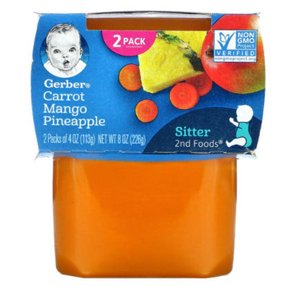 Low Cost PH | Gerbers, All flavor 1st & 2nd Foods, 2 Pack Puree Food For Baby, Apple, Prunes, Pear