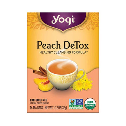 LowCostPH | Yogi Tea, Detox, Calm, Relax, Stress, Skin, Caffeine Free, 16 Tea Bags, 1.02 oz (29 g)