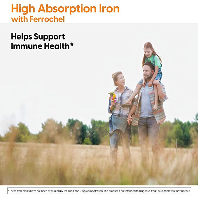 LowCostPH | Doctors Best High Absorption Iron with Ferrochel Nature's Bounty, Gentle Iron, 28 mg,