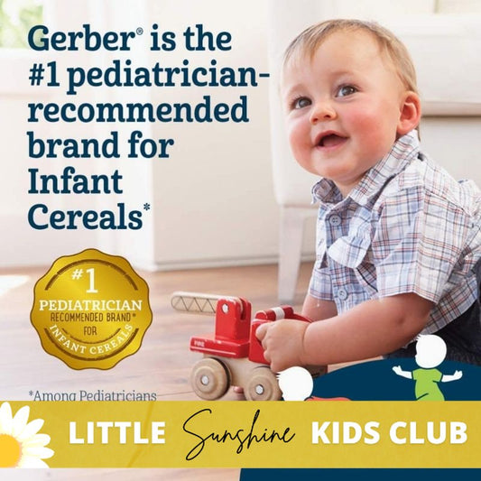 Little Sunshine | Gerbers, Oatmeal, Rice, Lil Bits, Hearty Bits, Probiotic Banana, Multigrain Cereal