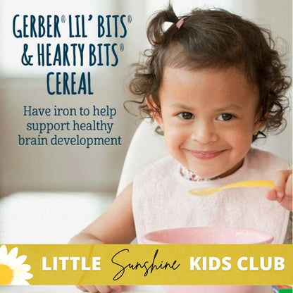Little Sunshine | Gerbers, Oatmeal, Rice, Lil Bits, Hearty Bits, Probiotic Banana, Multigrain Cereal