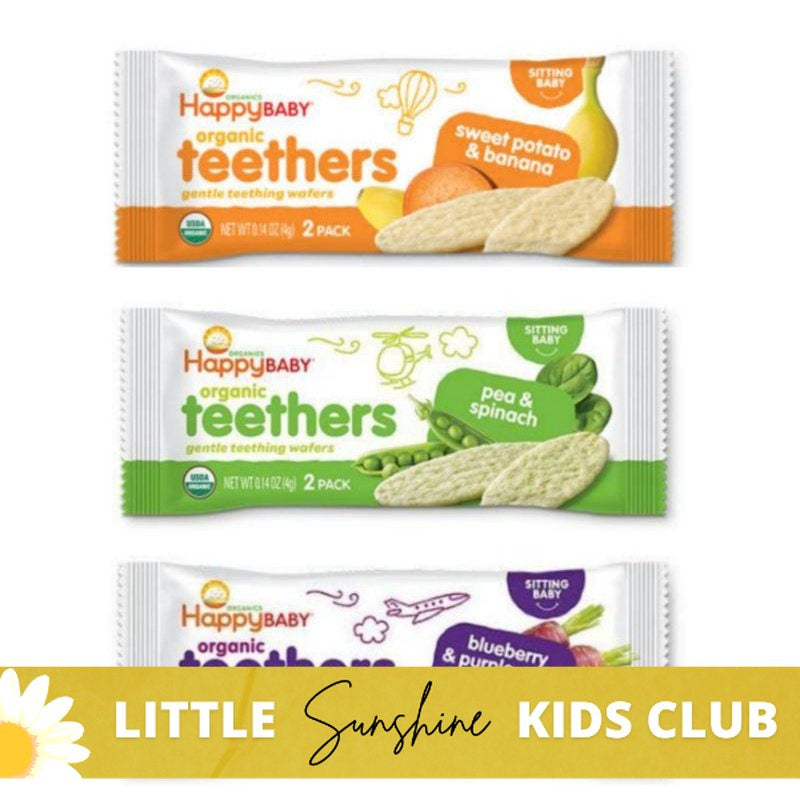 Little Sunshine | Gerber, Happy Family Organic, Baby and Toddler Mum Mum (Sold By Piece) Trial Pack