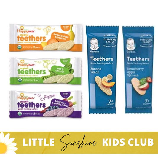 Little Sunshine | Gerber, Happy Family Organic, Baby and Toddler Mum Mum (Sold By Piece) Trial Pack