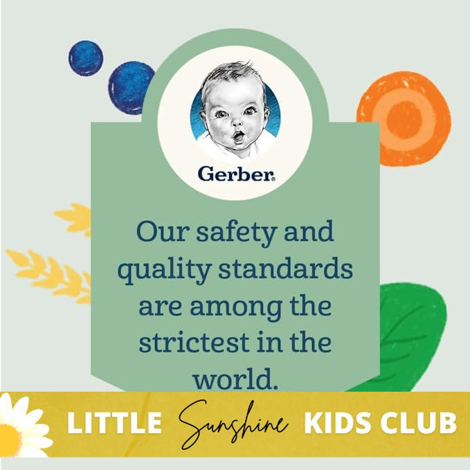 Little Sunshine | Gerber, Happy Family Organic, Baby and Toddler Mum Mum (Sold By Piece) Trial Pack