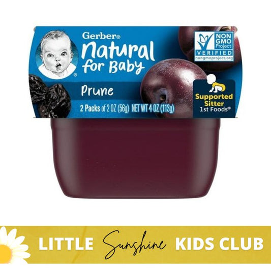Little Sunshine | Gerber, Natural for Baby, 1st Foods, Butternut Squash, 2 Pack, 2 oz (56 g) Each