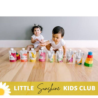 LittleSunshine | Serenity Kids Organic Beef, Salmon, Chicken, Sweet Potato, Bison, Carrot, Olive Oil