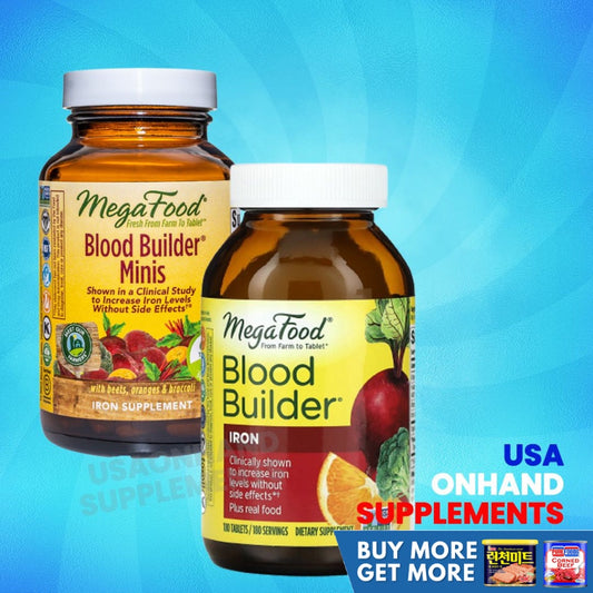 USA Onhand | Megafood Blood Builder Iron Dietary Supplements Help increase Iron Level Supplements.