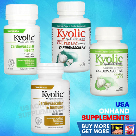 USAOnhand | Kyolic, Aged Garlic Extract, Cardiovascular Health